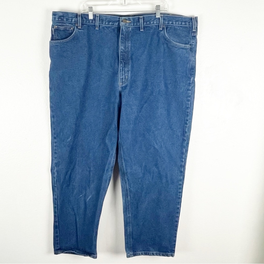 CARHARTT 100% Cotton Relaxed Fit Denim Blue Jeans 50 x 30 Casual Rugged Workwear